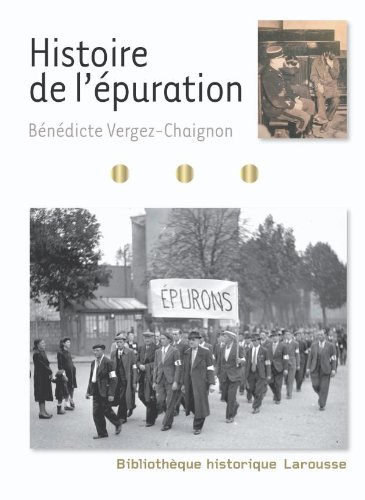 couverture de : Histoire de l'&eacute;puration