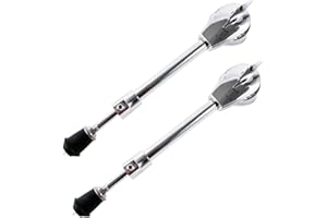 FUXIU Juego de repuesto para patas de bombo de metal, accesorio de pieza de montaje para instrumentos musicales, bateristas, percusionistas