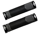 AWE® Awegriptm Lega BMX MTB Bicicletta Manubrio, manopole di bloccaggio (Grigio/Nero)