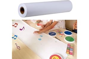 TOYANDONA 1Pc Weißes Zeichenpapier Rolle Kunst Malpapier für Wandkunst Staffelei Papier Aquarellpapier (30Cm X 5M)