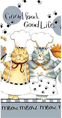 Kay Dee Designs Happy Cat Collection Terry Towel