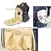 YuHan Baby Diaper Bag Travel Backpack Handbag Large Capacity Insulation Bag Fit Stroller Nappy Backpack (BlackDot)
