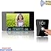 Produktbild BW ® 7 "TFT-LCD-Display 2,4 GHz Funk-Video-Türsprechanlage mit Funktion des Fotografierens automatisch, Wecker, Nachtsicht