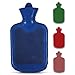 Produktbild HC-Handel 910213 Wärmflasche 1 Liter 29 x 15 cm blau, grün, rot oder rosa