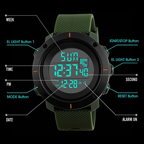 Herren-Jungen-Militr-Tactical-Sport-Digitaluhr-Led-50M-Wasserdicht-Gro-Armbanduhr-Mnner-Business-Stoppuhr-Uhren-Schwarz-Zifferblatt-Uhrenband
