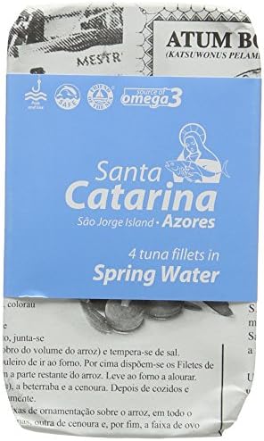 Santa Catarina Tuna Fillets in Spring Water 120 g (Pack of 2)