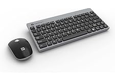 Portronics Key2 Combo Multimedia Wireless Keyboard & Mouse with 2.4 GHz Wireless Technology, Soft & Silent Button, Compact Si