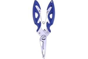 AKADDY Fishing Pliers Split Ring Scissors Wire Line Cutter Hook Removers