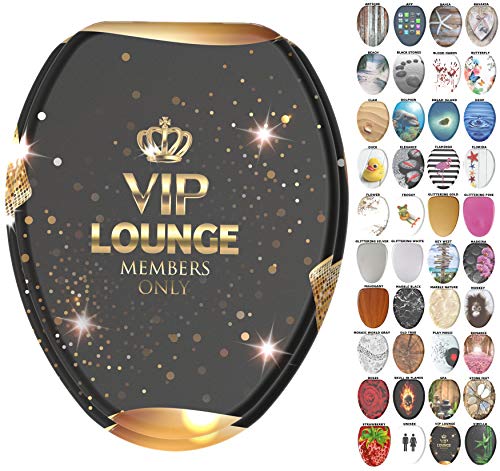 SANILO Wooden Toilet Seat with Soft Close [ELONGATED] - VIP-Lounge