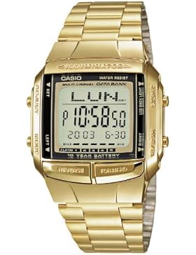 Casio Collection – Herren-Armbanduhr mit Digital-Display und Edelstahlarmband – DB-360GN-9AEF