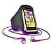 Produktbild C63 ® Blackberry Classic Verstellbarer Gurt Jogging Walking Fitness Sport Kopfhörer (3,5 mm), Violett
