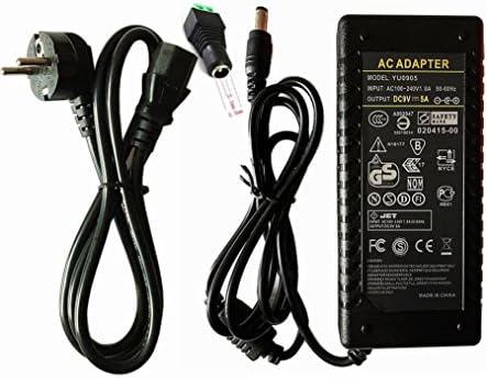 capolida AC 100 – 240 V to DC 9 V 5 A 45 W Supply Adapter Balance Charger Adapter LED Driver Transformer for LED SMD RGB