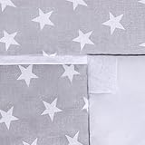 LULANDO Wickelauflage mit 2 abnehmbaren und wasserundurchlässigen Bezügen. 76 x 76 cm. Oberstoff 100 % Baumwolle - 3