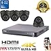 Produktbild HIKVISION CCTV HD 4 K 5 MP Nachtsicht Outdoor DVR Home Security System Kit (grau)