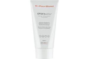S-Polybond® Pasta de Pulido para Resina Epoxi, Pulidor de Calidad Profesional, Granos Modificados, Elimina Matices y Arañazos, Acabado Brillante 150 ml