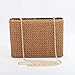 Produktbild XIN Frauentaschen Stroh Abendtasche Für Hochzeitsfeier/Party Casual Formelles Büro & Amp; Karriere Winter Frühling Sommer Fall All Seasons Gold Black Beige,A,Einheitsgröße