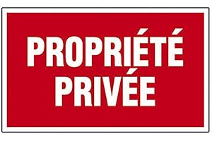NOVAP Panneau Propriété privée - Rigide 330x200mm - 4160481