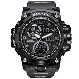 letter54 Outdoor Uhr Swatch Uhren Damen Herren Uhren Angebote Automatik Fitness Watch Fashion Armband Fitness Uhr Rund Sportuhr Dual-Analog-Led-Armbanduhr Mit Digitalanzeige