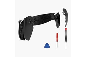 GODT GAME Replacement Shell Plate for PS5 PlayStation Portal Remote Player, Rear Shell Case and Front Grip casing, non-slip coating (Case Only) - Black
