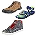 Earton Men Combo Pack Of 3 Casual Shoes With Sandals RS.749.00