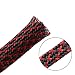 Produktbild 7.5m -22mm PET erweiterbar geflochten kabelschlauch kabelstrumpf kabelschutz kabelmantel –schwarzrot –Alex Tech kabel sleeve
