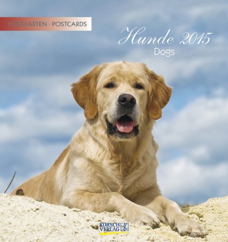 Hunde 2015: aufstellbarer Postkartenkalender