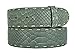 Produktbild echt Ledergürtel grün, Pythonprägung, 4 cm breit, 100 cm lang