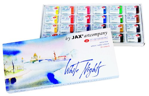 White Nights 80100 – Aquarellfarbe, 24-er Pappschachtel - 4