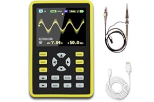 Fasizi digitales Mini-Oszilloskop 2,4 "LCD-Bildschirm, tragbar, mit 100 MHz Bandbreite und 500 MS/s Abtastrate