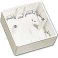 LINDY Single Pattress Box 47 mm Deep, White, Metal, Not Water Resistant