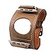 Produktbild Kofun Ersatz Lederband Manschette Armband Uhrenarmband für Smart Watch iWatch 38 mm Kaffee