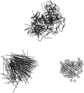 Designer Earring Findings Pack Large Black Plated