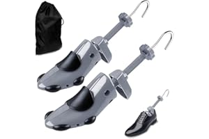 CuteHome Pair of Men Women Shoe Stretcher, Two-Way Adjustable Shoe Widener Expander to Stretch,Expands Length and Width of shoe