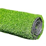 5, drenaje de hierba: la alfombra de hierba es de látex impermeable, agujeros de drenaje, buen drenaje.El césped falso es ideal para jardines, terrazas, paisajes, etc. Se admiten niños y mascotas.