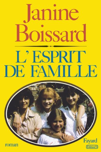 couverture de : L'esprit de famille
