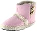 Produktbild Coolers Damen Stiefel-Hausschuhe - Kunstwildleder mit Kunstfell gefüttert - EU 38-39 - Rosa