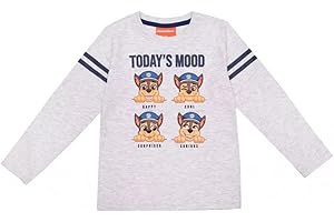 PALLEON Paw Patrol T-shirt à manches longues pour garçon | Pull à manches longues