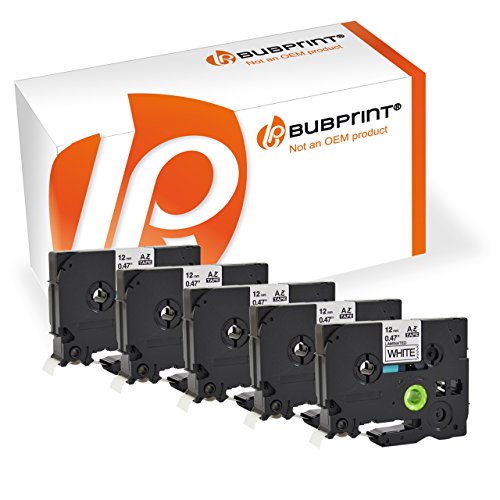 5x Schriftband kompatibel für Brother TZ231 TZ-231 12mm 8m SET
