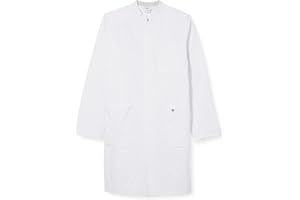 ‎BP BP 1752-130-0021-46n Arztkittel für Frauen, Langarm, Arm-Lift-System, 205,00 g/m² Reine Baumwolle, weiß, 46n