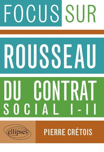 Book's Cover ofRousseau Du Contrat Social III