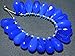 Produktbild 1 Strang natural-blue Chalcedon facettiert teardrops-stones measure- 15 x 7 mm.