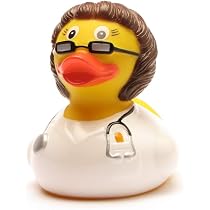 Quietscheentchen Josef Aus Nazareth – Badeente 8,5 Cm, Inkl. Schlüsselanhänger – Aus Vinyl, Für Kinder Ab 18 Monaten