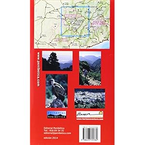 Mapa Parque Natural Sierra de Grazalema. Escala 1:40.000. Editorial Penibética.
