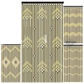 DİKKAT &Uuml;R&Uuml;N SEYREK El işi Naturel Separat&ouml;r Kapı dekor perdesi 90x180cm Dizgisi 27 sıra Ahşap Boncuklu Kapı Sinekliği