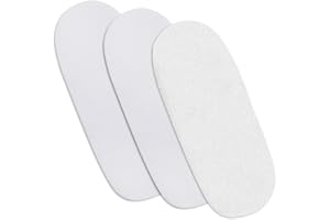 Hajran Linen Lot de 3 draps-housses pour couffin - 100 % pur coton - 2 draps-housses + 1 protège-matelas imperméable - Qualité supérieure - Nombre de fils élevés (73-76 x 28-30 cm, argent)