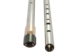 MCNEELA Killarney Nickel Irish D Whistle with Padded Pouch