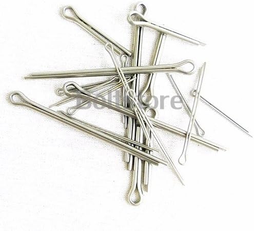 Boltstore Split Cotter Pins 1 x 25mm (1/32" x 1") DIN 94 A2 Stainless Steel (Pack of 100)