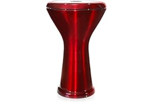 VD VATAN Vatan 3025 inchl Darbuka Lacquered Egyptian Large Diameter 22 cm Red