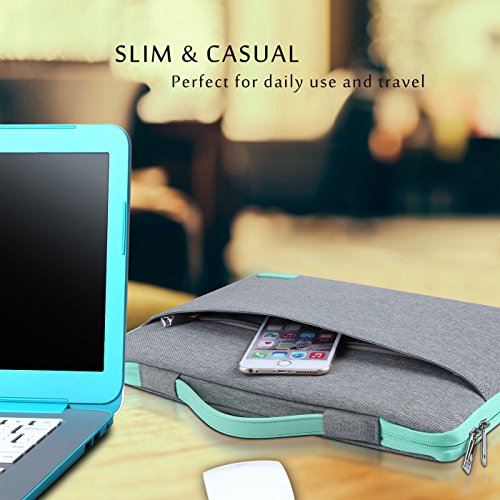 ProCase 14 - 15 6 Zoll H  lsen-Abdeckungs-Tasche  Ultrabook Notebook Tragetasche Handtasche f  r 14  15  Samsung Sony ASUS Acer Lenovo Dell HP Chromeb
