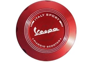 JDDRCASE Motorrad-Gas-Kraftstoff-Tanköldeckel Deckel for Piaggio Scooter Vespa GTS GTV LX Primavera Sprint 125 150 250 300 300ie